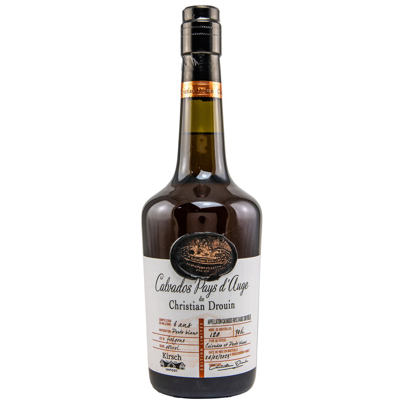 Christian Drouin 6 ans d'âge Fut de Porto Blanc - Calvados Pays d'Auge