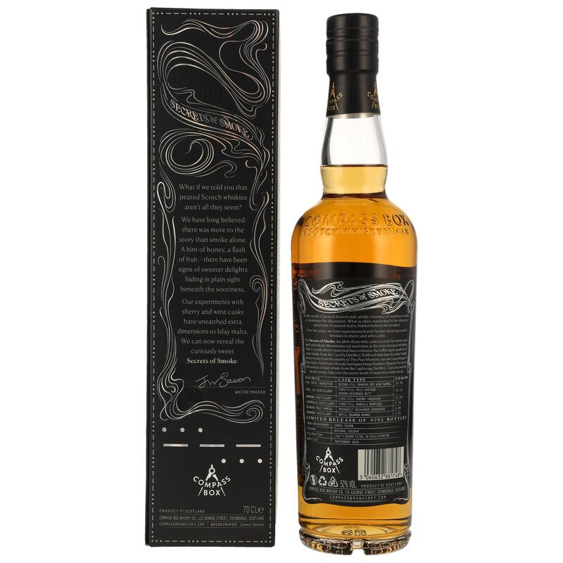 Compass Box - Secrets of Smoke - Blended Malt Scotch Whisky