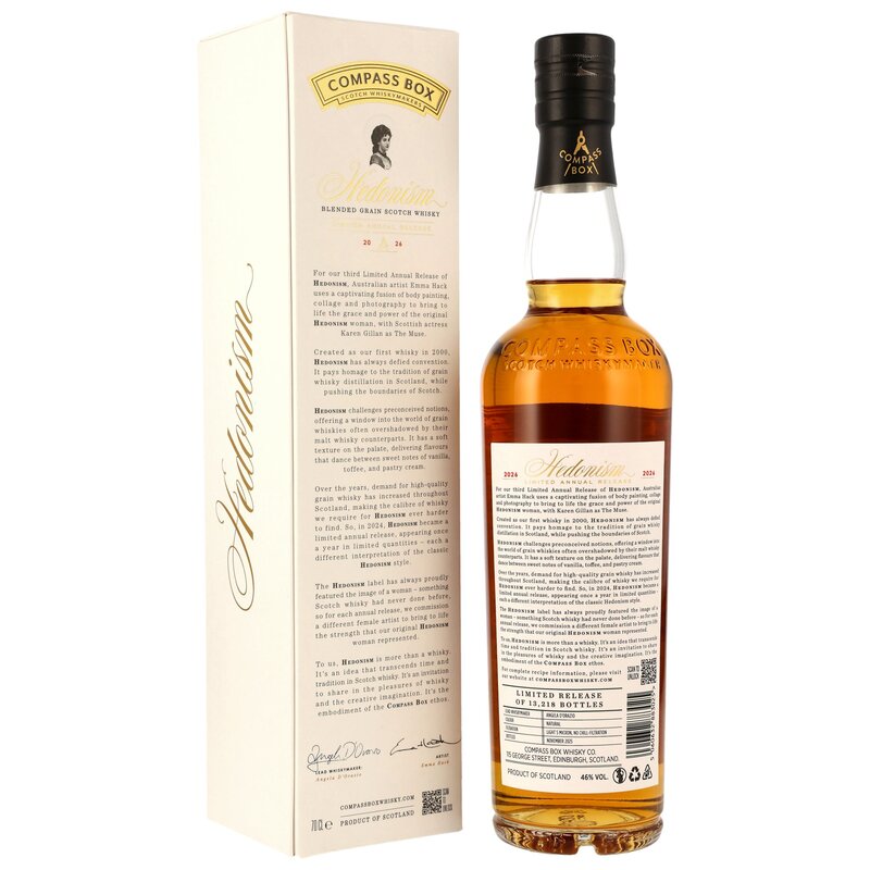 Compass Box Hedonism 2026