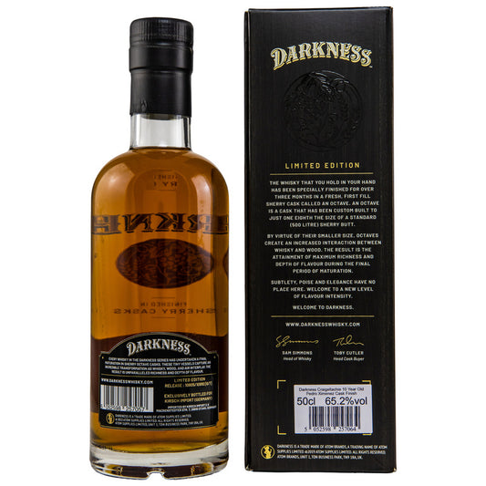 Craigellachie 10 y.o. PX Cask Kirsch Import - Darkness!