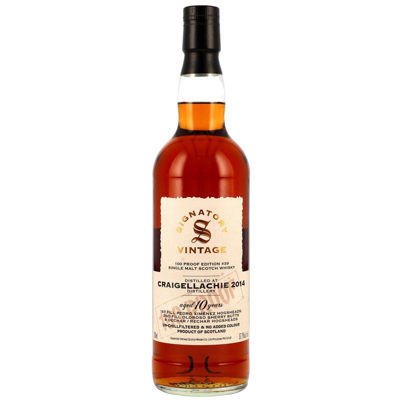 Craigellachie 2014/2025 - 10 y.o. - Signatory 100 PROOF Edition