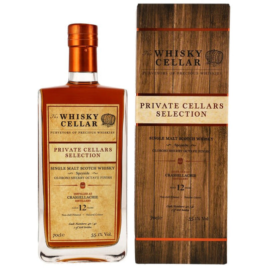 Craigellachie - 12 y.o. - Oloroso Sherry Octave Finish #40+41 (The Whisky Cellar)
