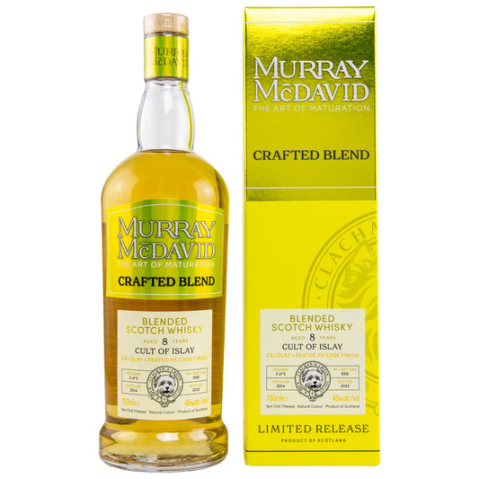 Cult of Islay 2014/2022 - 8 y.o. - Ex Islay Cask + Peated PX Cask Finish - Murray McDavid