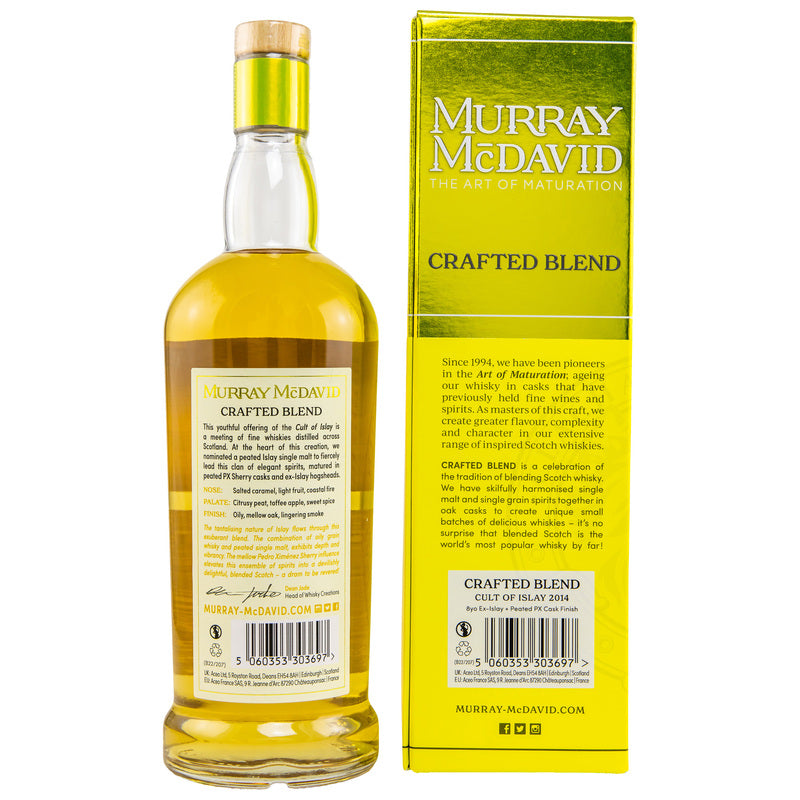 Cult of Islay 2014/2022 - 8 y.o. - Ex Islay Cask + Peated PX Cask Finish - Murray McDavid