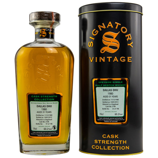 Dallas Dhu 1980/2012 Sig CS #2106