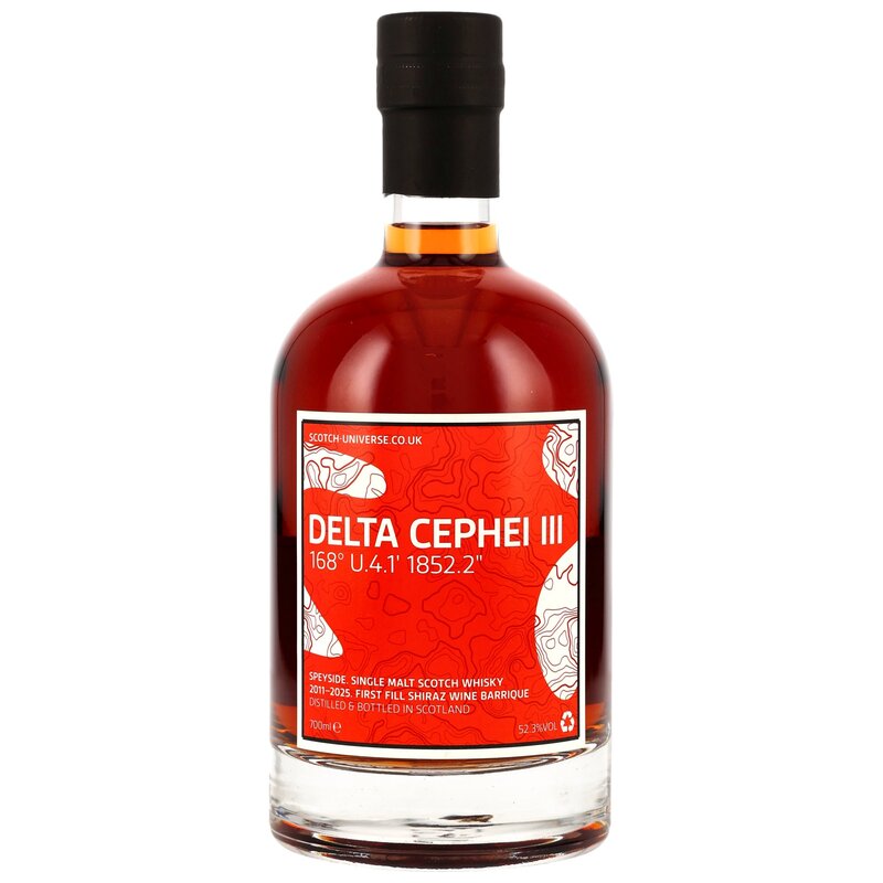 DELTA CEPHEI III 2011/2025 - 14 y.o. - 1st Fill Shiraz Wine Barrique - Scotch Universe