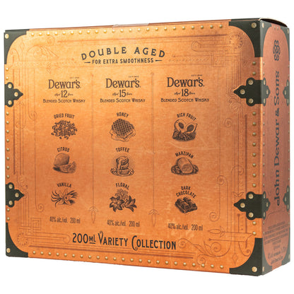Dewars Variety Pack 3x200ml (12yo/15yo/18yo)