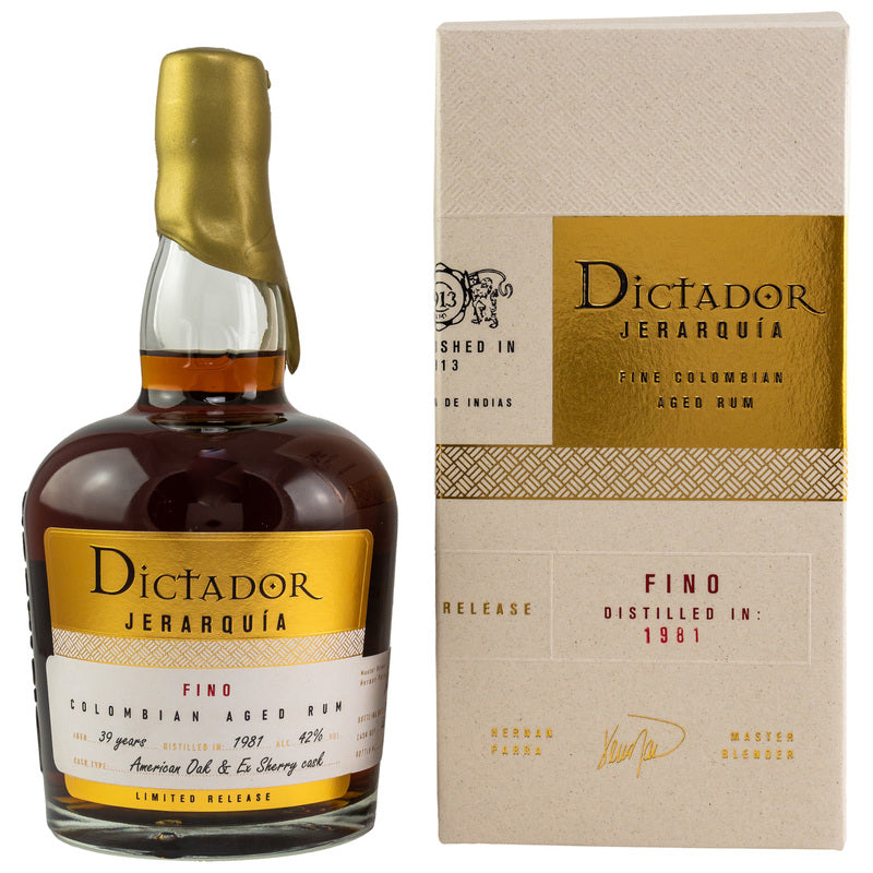 Dictador Jerarquia Fino Sherry Casks 1981/2020 - 39 y.o.