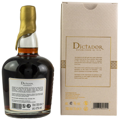 Dictador Jerarquia Fino Sherry Casks 1981/2020 - 39 y.o.