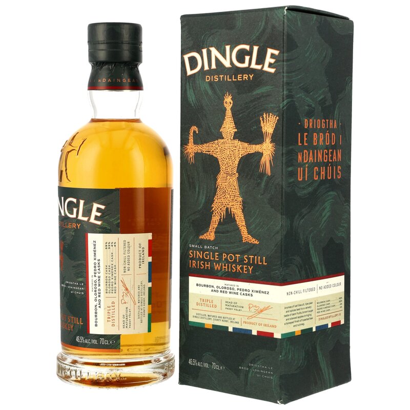 Dingle Single Pot Still Irish Whiskey - Bourbon, Oloroso Sherry, PX Sherry & Red Wine Casks