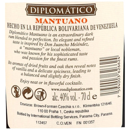 Diplomatico Mantuano in Tube