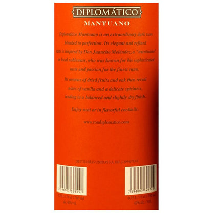 Diplomatico Mantuano in Tube
