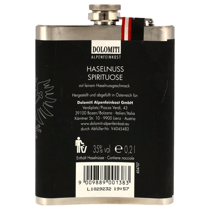 Dolomiti Haselnuss Flachmann 200ml (Prinz)