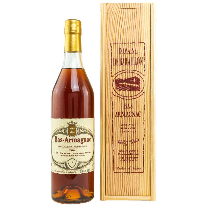 Domaine de Baraillon Bas Armagnac 1962
