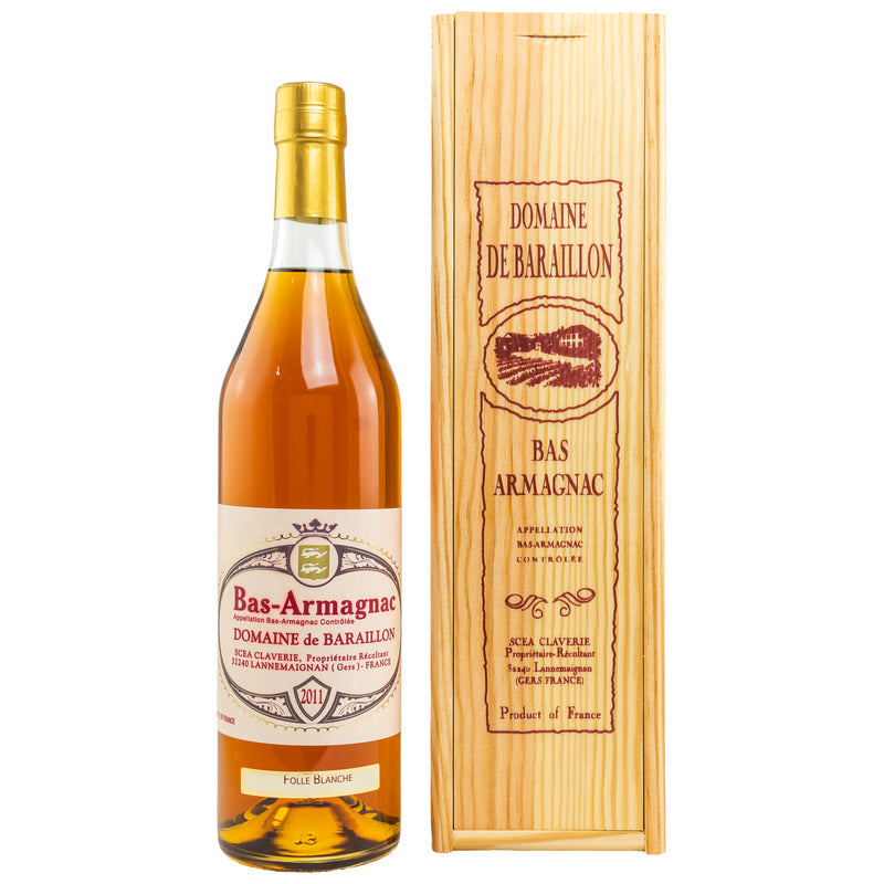Domaine de Baraillon Bas Armagnac 2011 Folle Blanche