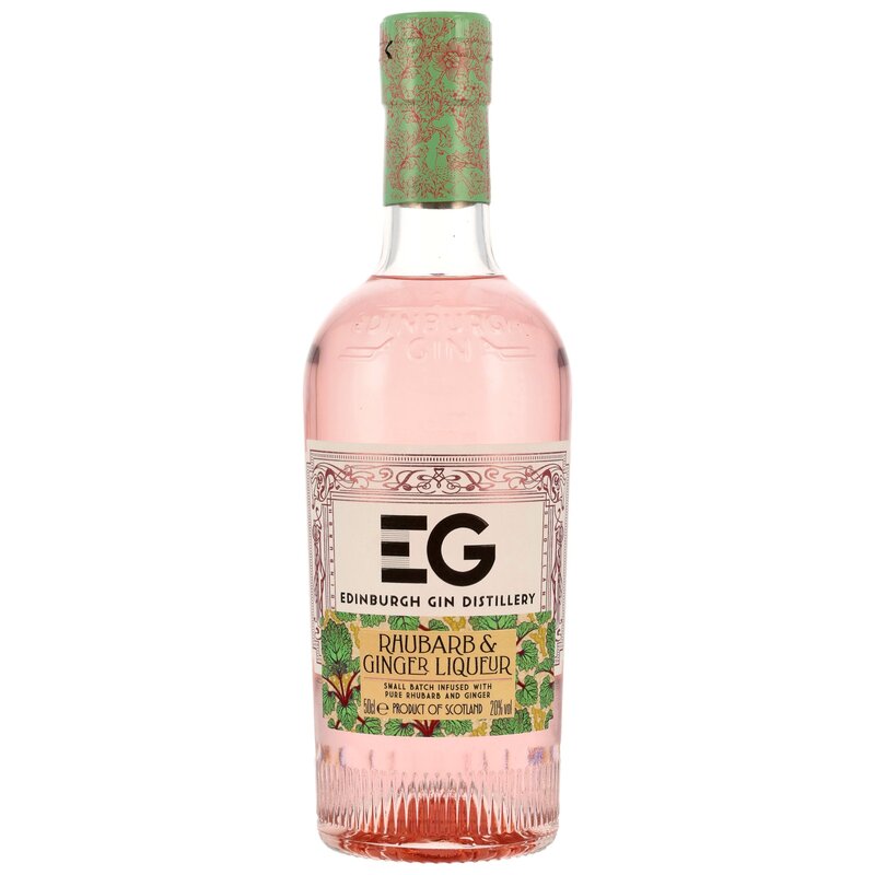 Edinburgh Rhubarb & Ginger Gin Liqueur Neue Ausstattung