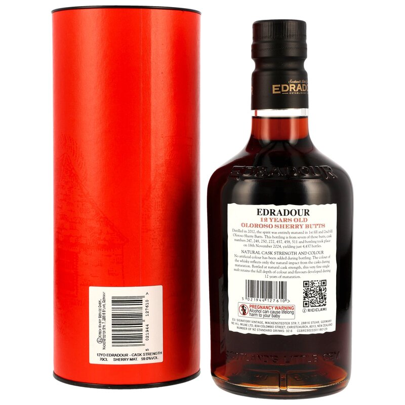 Edradour 2012/2024 - 12 y.o. - Sherry Cask Strength Batch
