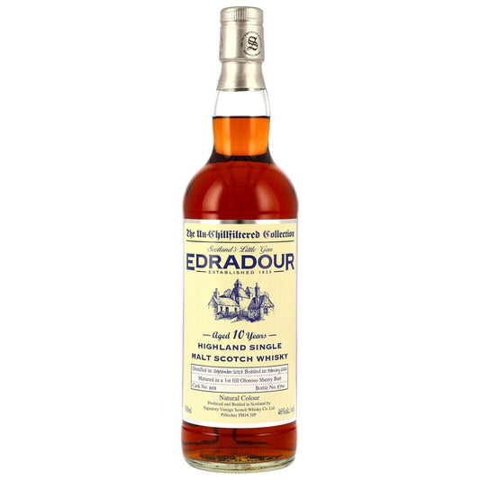 Edradour 2015/2026 - 10 y.o. - 1st Fill Oloroso Sherry Butt #303 - Sig un-chill (ohne Tube)