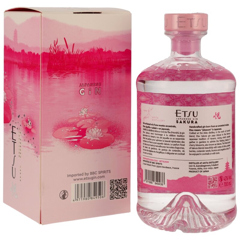 Etsu Sakura Japanese Gin
