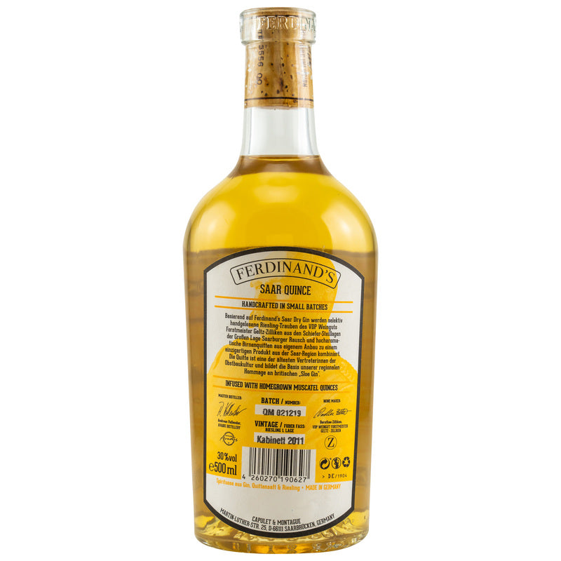 Ferdinands Saar Quince Dry Gin