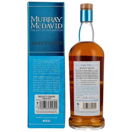 Girvan 2007/2023 - 16 y.o. - Sherry & Madeira & Bourbon Cask - Murray McDavid