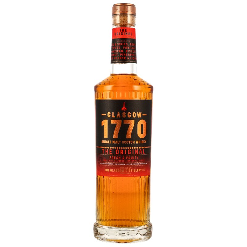 Glasgow 1770 - The Original - 1st Fill ex-Bourbon Casks, Virgin Oak Cask Finish - 700ml ohne GP