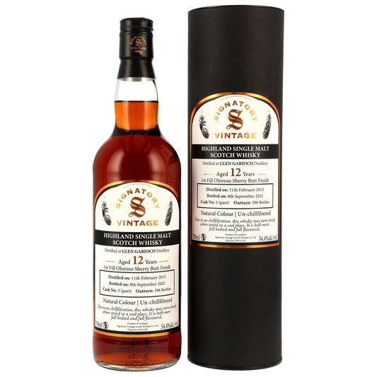 Glen Garioch 2013/2025 - 12 y.o. - 1st Fill Oloroso Sherry Cask Finish #3 - Signatory