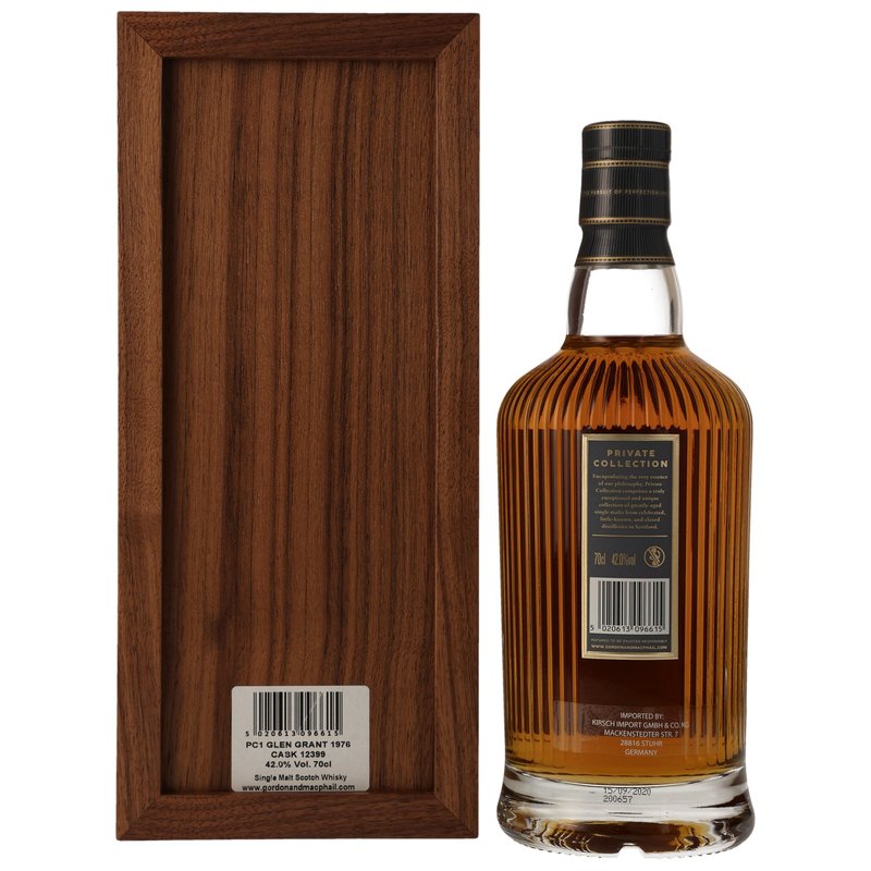 Glen Grant 1976/2020 G&M PVC Private Collection