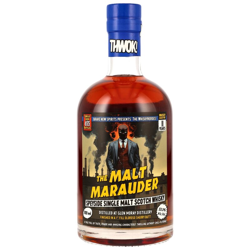Glen Moray 11 y.o. Whiskyheroes: The Malt Marauder - Brave New Spirits