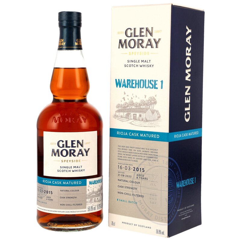 Glen Moray 2015/2023 - 8 y.o. - Warehouse 1 Rioja Cask