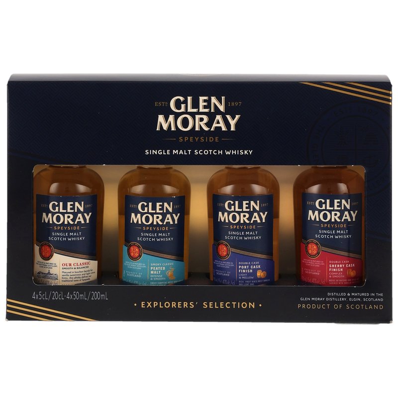Glen Moray Tasting Set 4x0,05l - neue Ausstattung