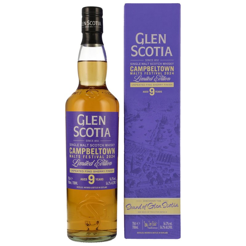 Glen Scotia 9 y.o. Unpeated Fino Sherry Finish - Campbeltown Malts Festival 2024