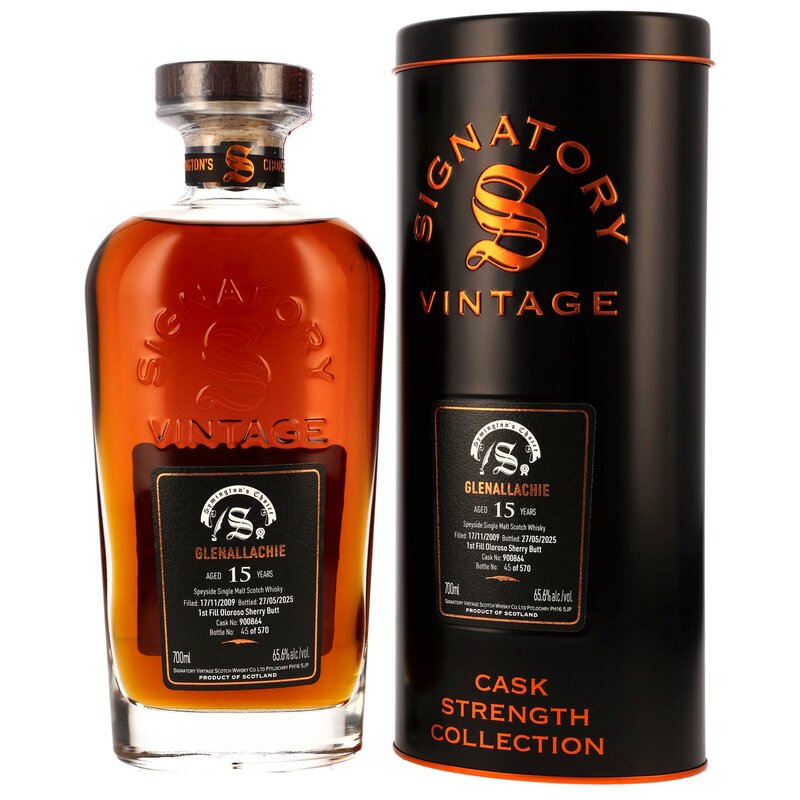 Glenallachie 2009/2025 - 15 y.o. - 1st Fill Oloroso Sherry Butt