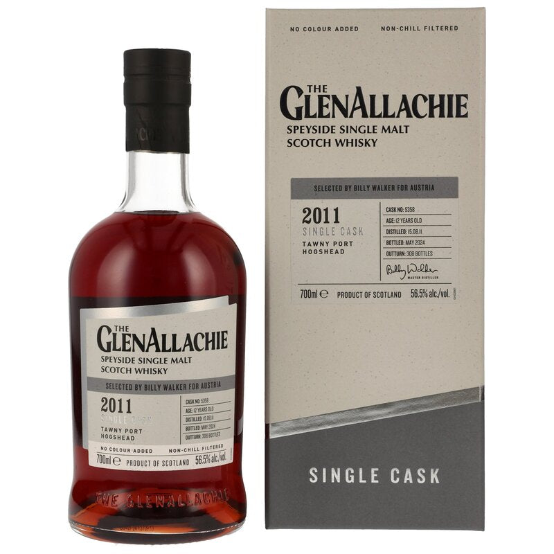 GlenAllachie 2011/2024 - 12 y.o. - Tawny Port Hogshead Cask #5358 FOR AUSTRIA