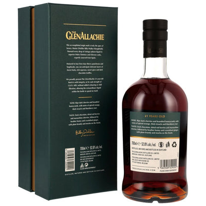 GlenAllachie 21 y.o. Batch 6 - PX & Oloroso Sherry Casks