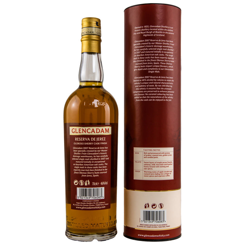 Glencadam 15 y.o. Reserva de Jerez Oloroso Cask