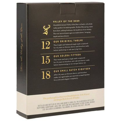 Glenfiddich 12/15/18 y.o. Tasting Pack Collection 3x5cl