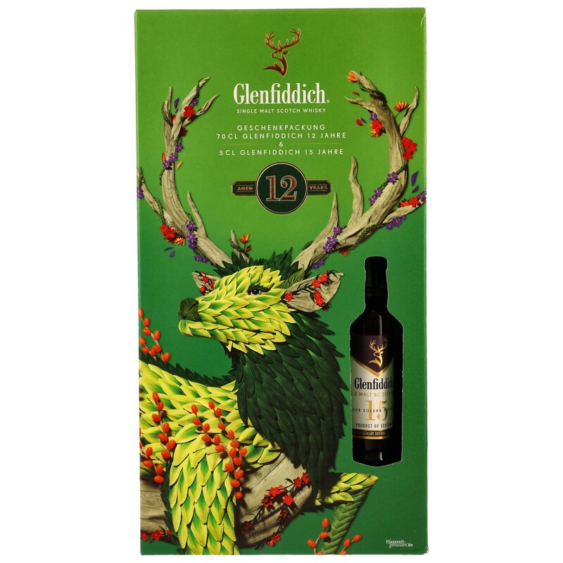 Glenfiddich 12 y.o. + Glenfiddich 15 y.o. Mini