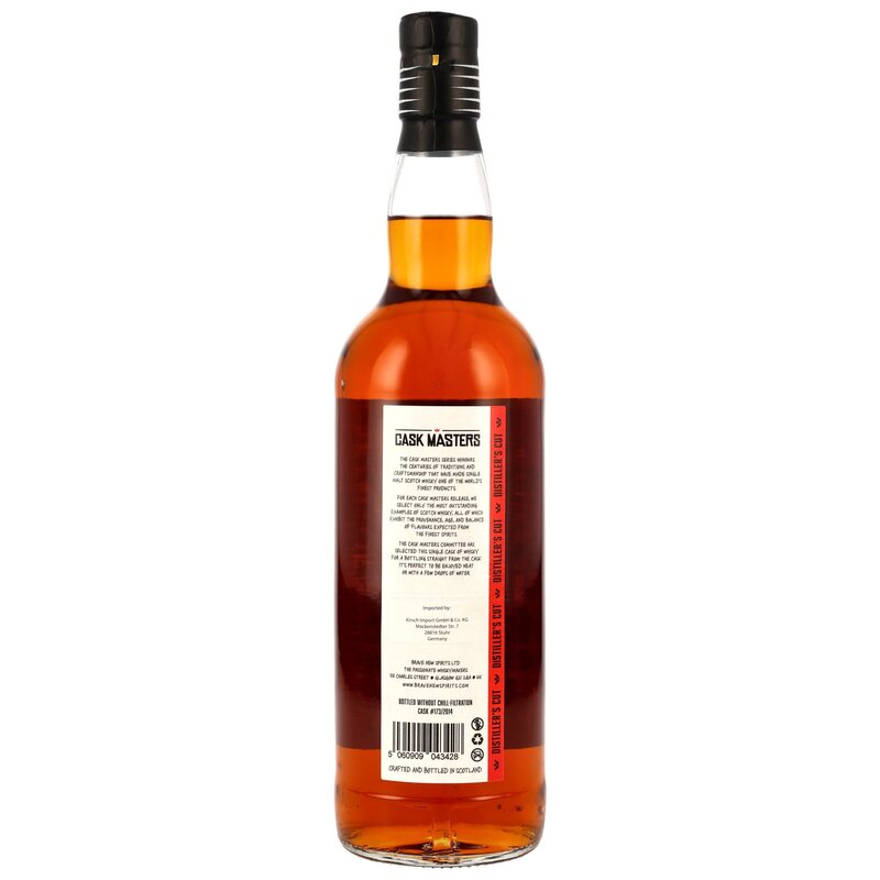Glenglassaugh 2014/2025 - 11 y.o. - 1st Fill Oloroso Sherry Cask #173/2014 - Cask Masters - Brave New Spirits