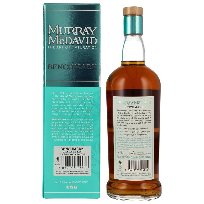 Glenlossie 2008/2023 - 14 y.o. - Sauternes Cask - Murray McDavid