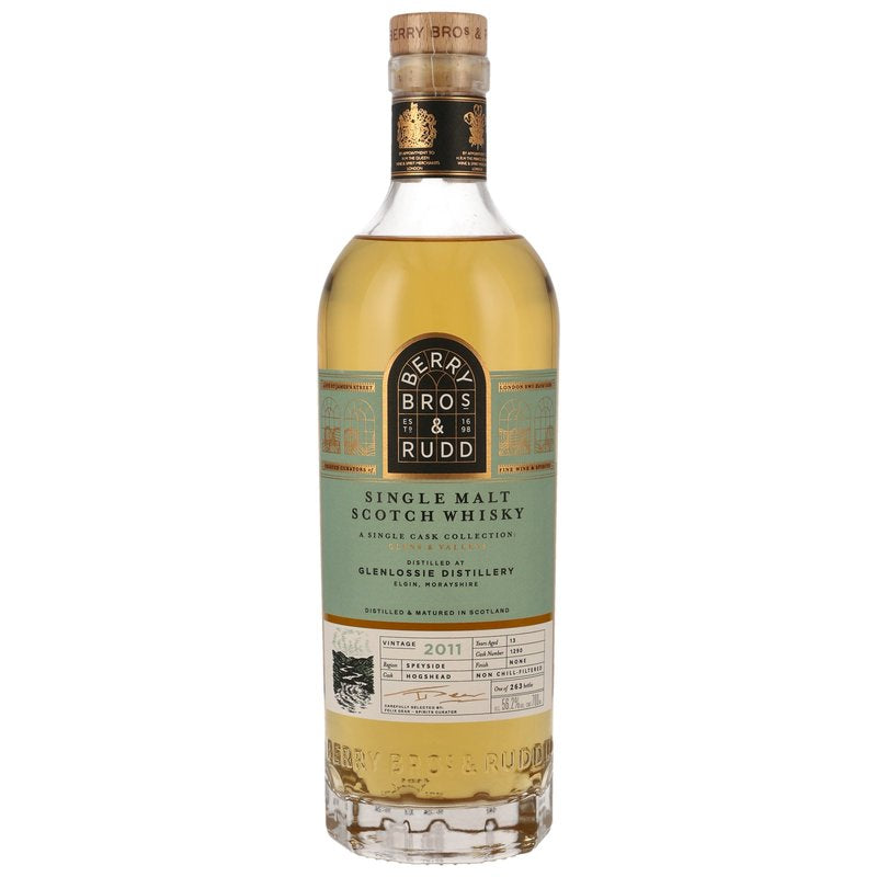 Glenlossie 2011/2024 - 13 y.o. - #1290 Glens & Valleys (Berry Bros & Rudd)