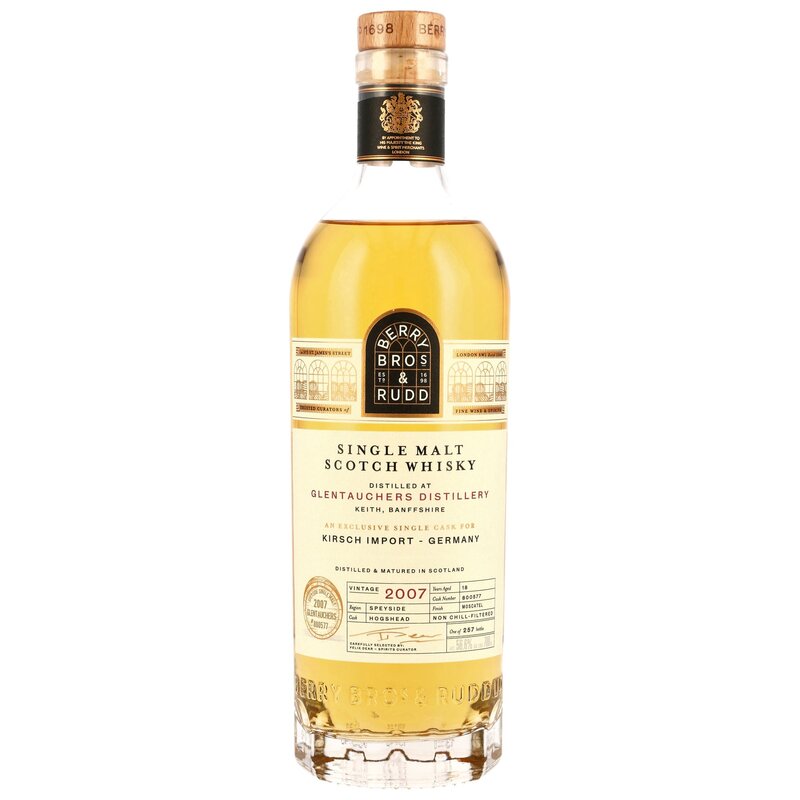 Glentauchers 2007/2025 - 18 y.o. - Moscatel Finish #800577 (Berry Bros. & Rudd) - Kirsch