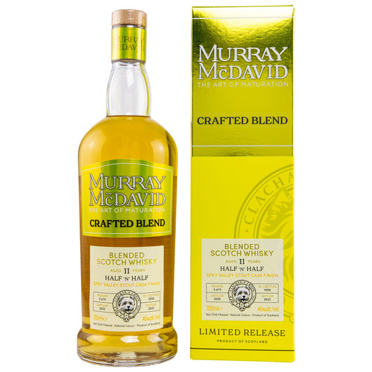 Half 'n' Half 2010/2022 - 11 y.o. - Spey Valley Stout Cask - Murray McDavid