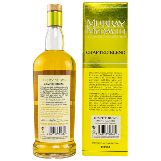 Half 'n' Half 2010/2022 - 11 y.o. - Spey Valley Stout Cask - Murray McDavid