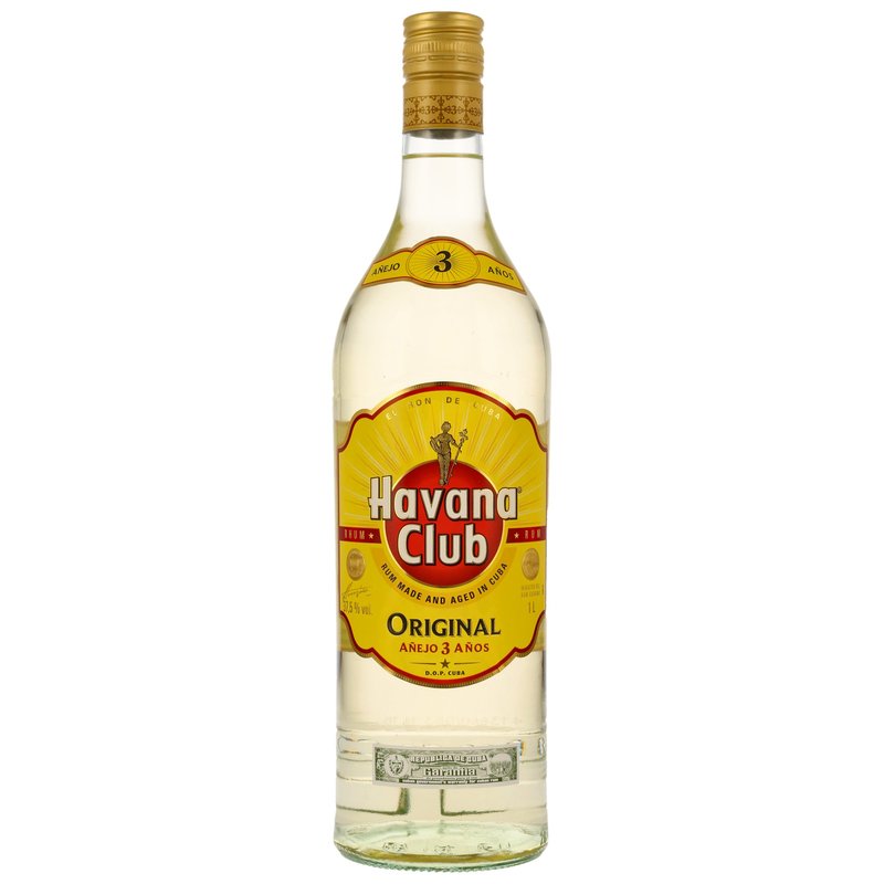 Havana Club 3 y.o., (1 Liter) 37,5%