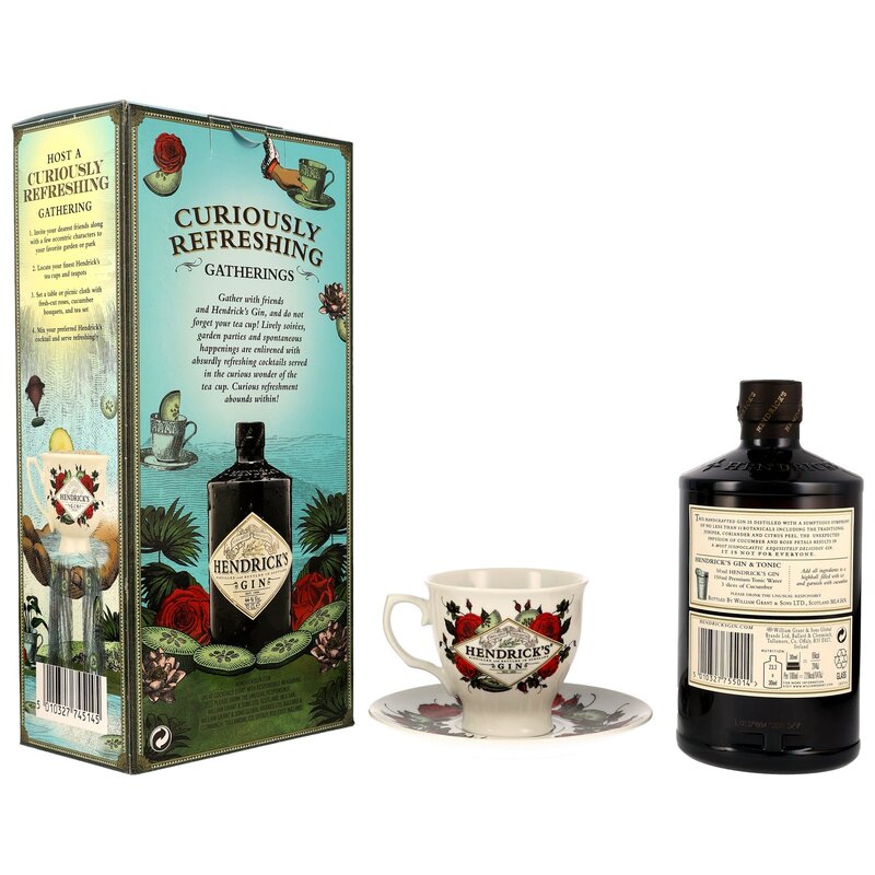 Hendrick´s Gin / Small Batch + Tea-Cup