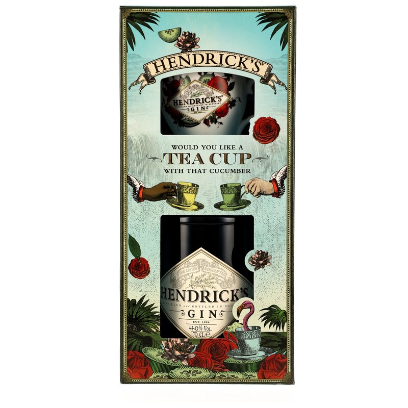 Hendrick´s Gin / Small Batch + Tea-Cup