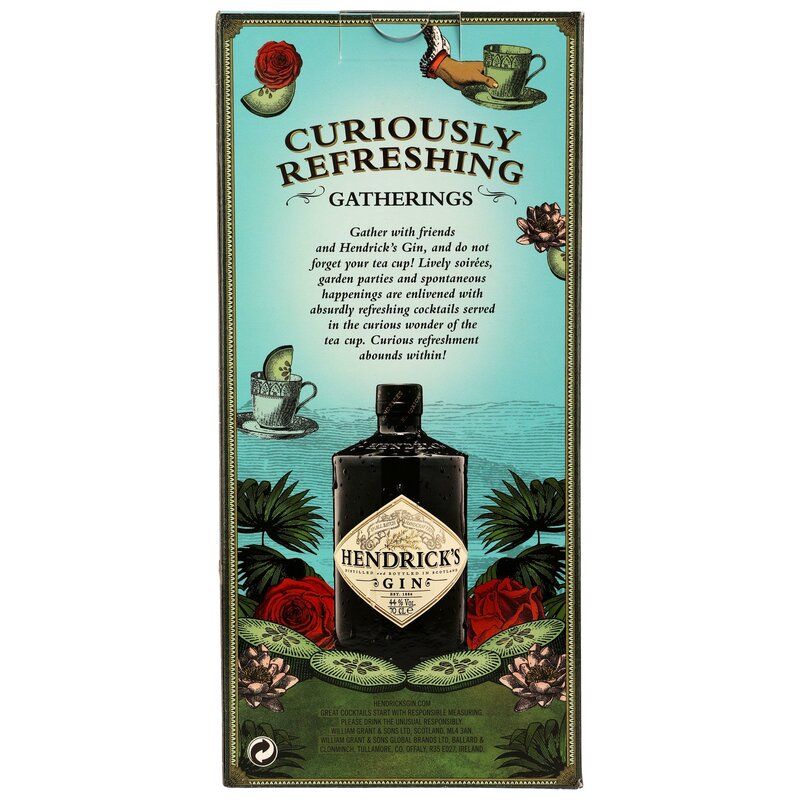Hendrick´s Gin / Small Batch + Tea-Cup