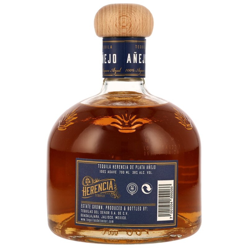 Herencia de Plata Tequila Anejo Neue Ausstattung 2024