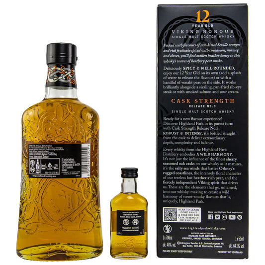 Highland Park 12 y.o. Viking Honour + Highland Park Cask Strength Mini